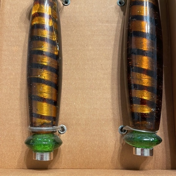 Pier 1 Tableware Set Silver Salad Servers Cake Servers Decorative Handles - Picture 6 of 10